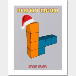 TETRIS PERFECT MATCH Posters and Art